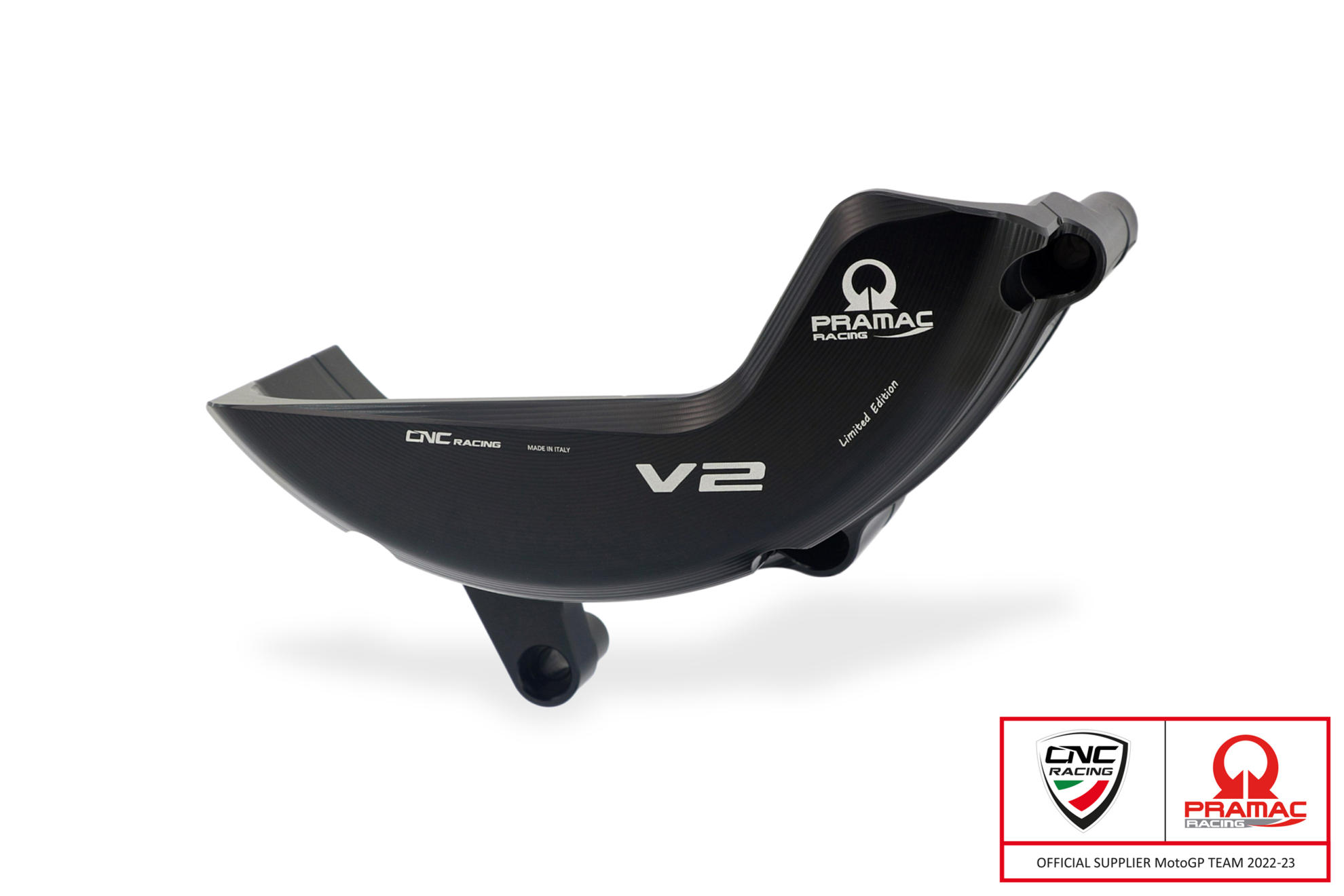 CNC Racing PRAMAC RACING LIMITED EDITION RPS Generator Guard for Ducati Streetfighter V2 CNC Racing PRAMAC RACING LIMITED EDITION RPS Generator Guard for Ducati Streetfighter V2